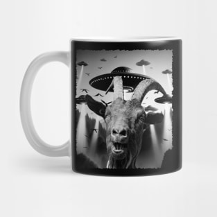 Horns and Hooves Stylish Goat Tee for Nature Lovers Mug